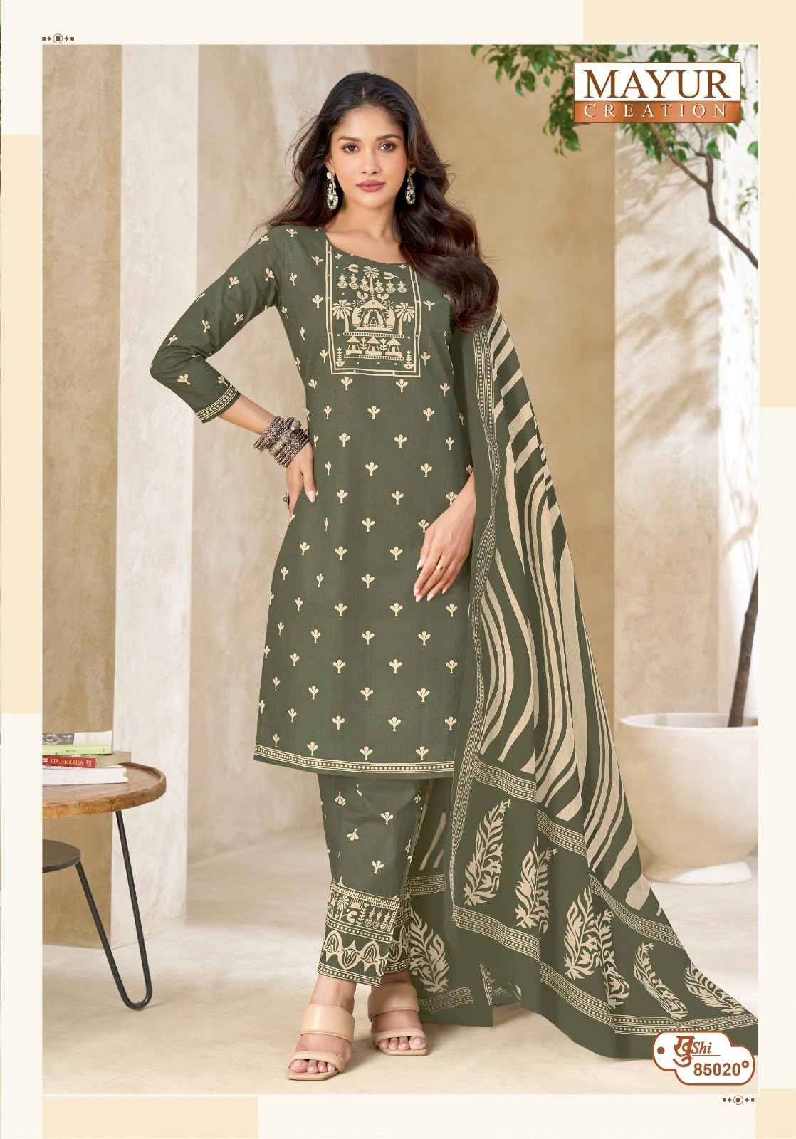MAYUR KHUSHI VOL-85 PURE COTTON PRINTED DRESS MATERIAL