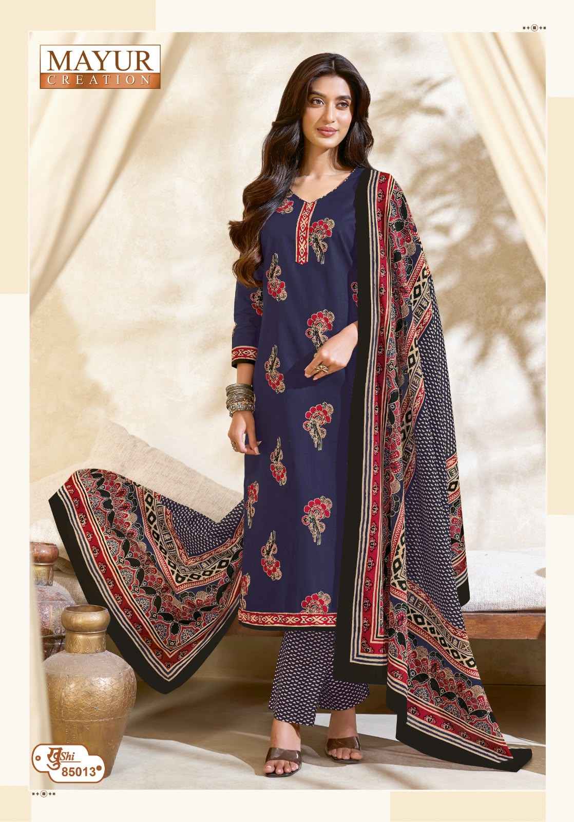 MAYUR KHUSHI VOL-85 PURE COTTON PRINTED DRESS MATERIAL