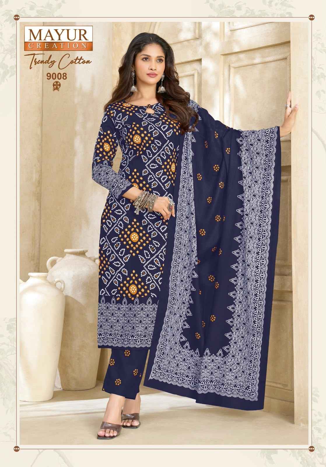 MAYUR TRENDY COTTON VOL-9 PURE COTTON PRINTED DRESS MATERIAL 