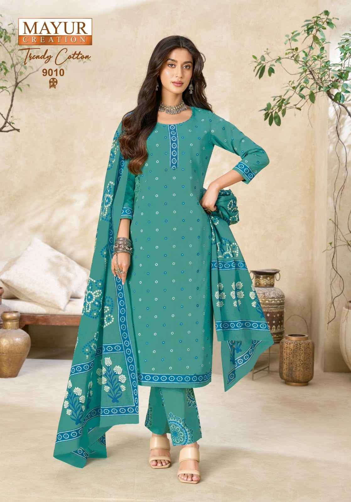 MAYUR TRENDY COTTON VOL-9 PURE COTTON PRINTED DRESS MATERIAL 