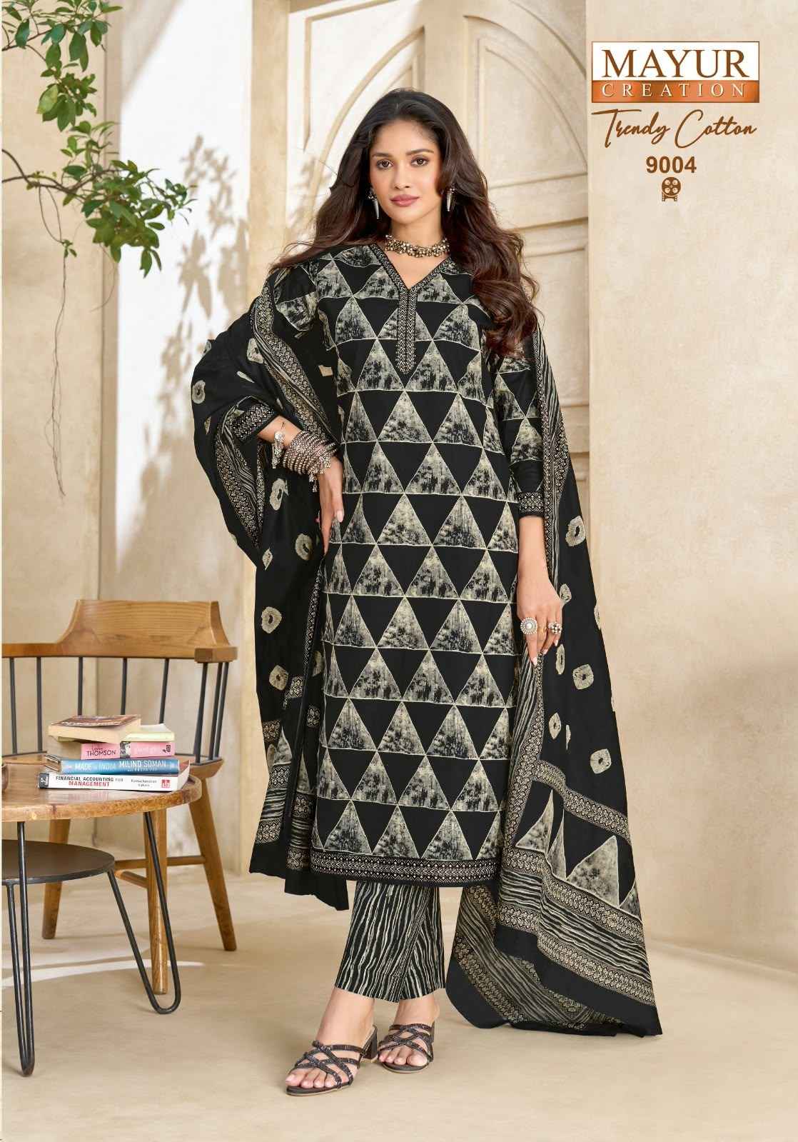 MAYUR TRENDY COTTON VOL-9 PURE COTTON PRINTED DRESS MATERIAL 