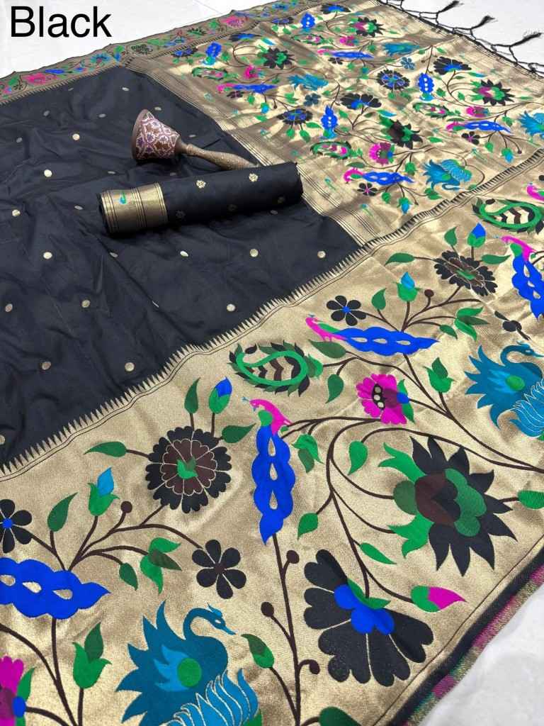 PURE SOFT KANCHIVRAM PETHANI SILK ZARI WEAVING SAREE 2