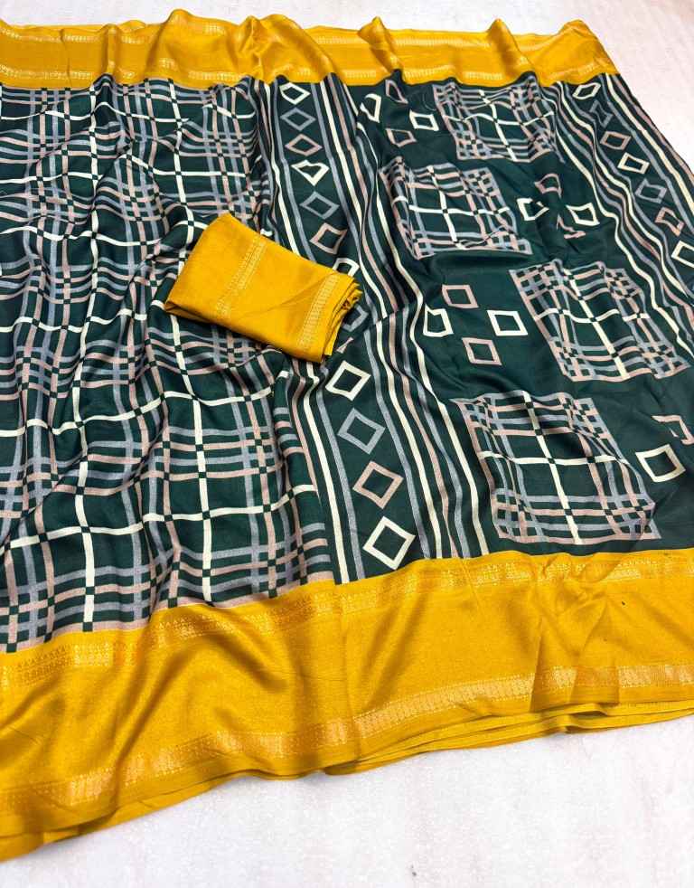 PURE SOFT TUSSAR KASHMIRI PRINT SAREE