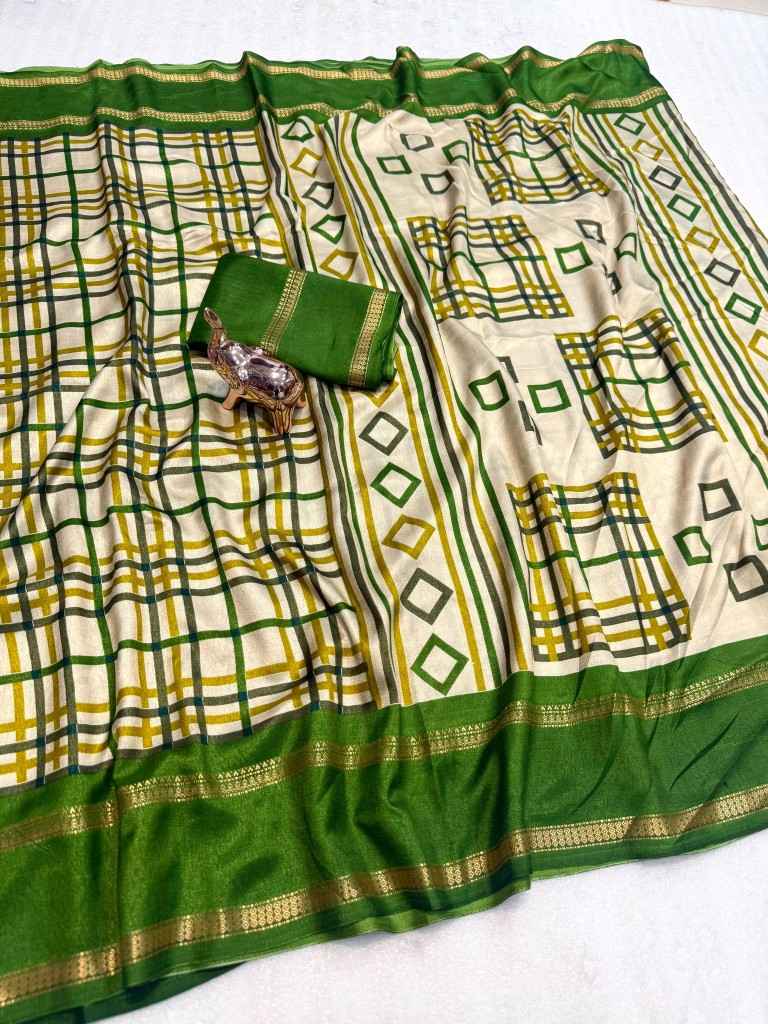 PURE SOFT TUSSAR KASHMIRI PRINT SAREE