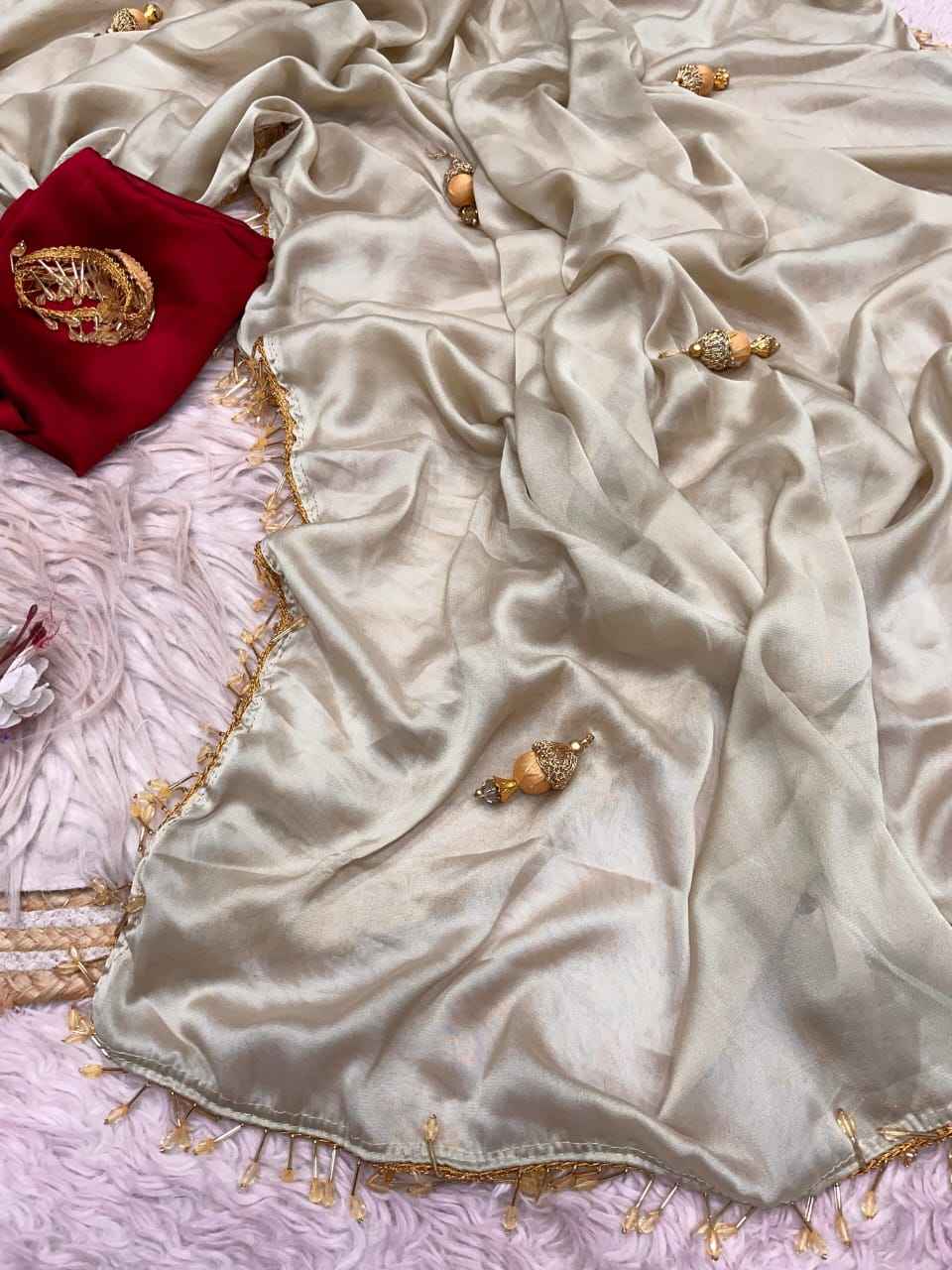 RANGOLI SILK LATKAN WORK SAREE