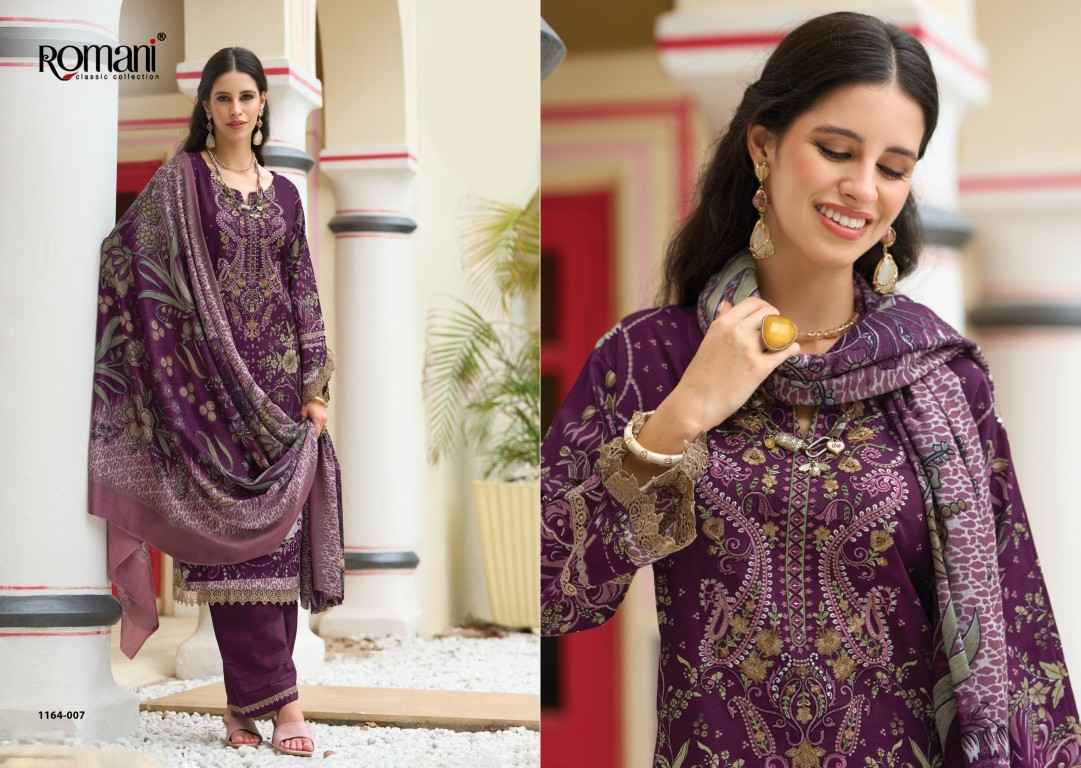 ROMANI AARZU VOL-37 SOFT COTTON DIGITAL PRINTED EMBROIDERY DRESS MATERIAL 