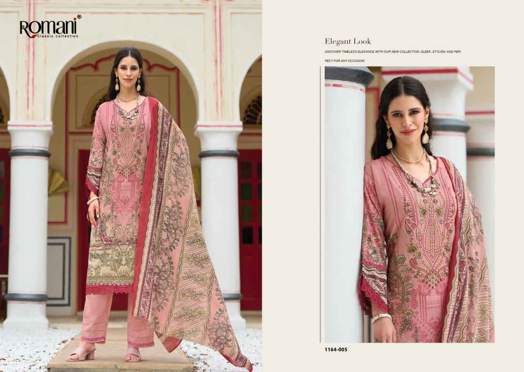 ROMANI AARZU VOL-37 SOFT COTTON DIGITAL PRINTED EMBROIDERY DRESS MATERIAL 