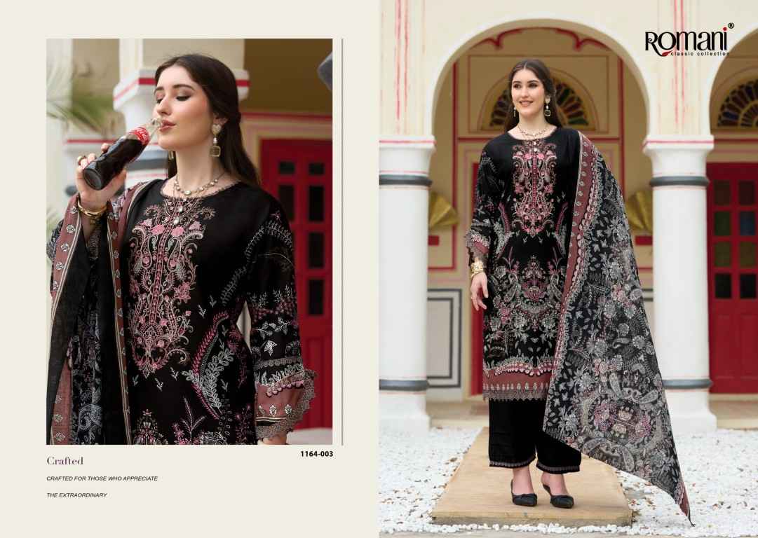ROMANI AARZU VOL-37 SOFT COTTON DIGITAL PRINTED EMBROIDERY DRESS MATERIAL 