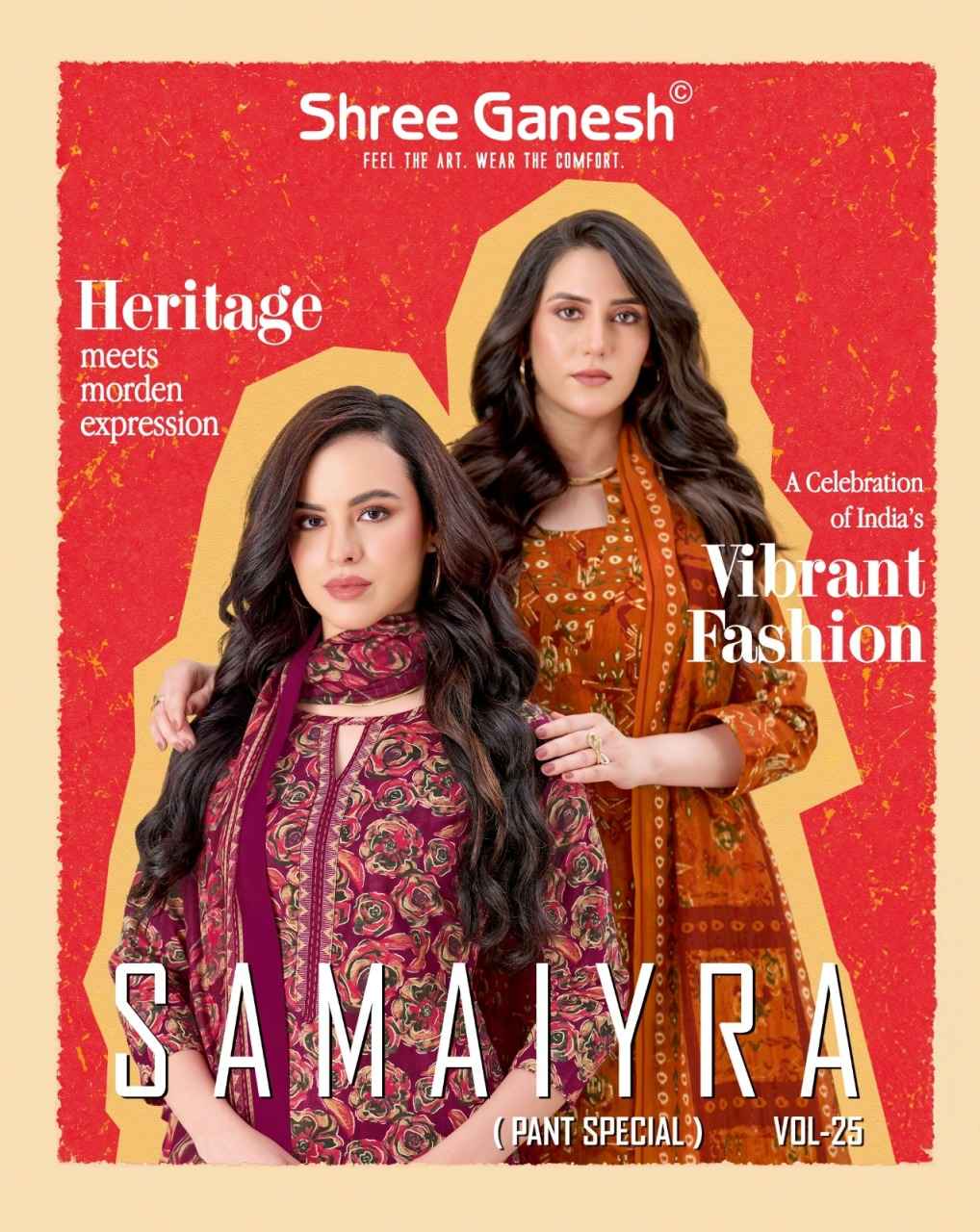 SHREE GANESH SAMAIRA VOL-25 PURE COTTON PRINTED DRESS MATERIAL 