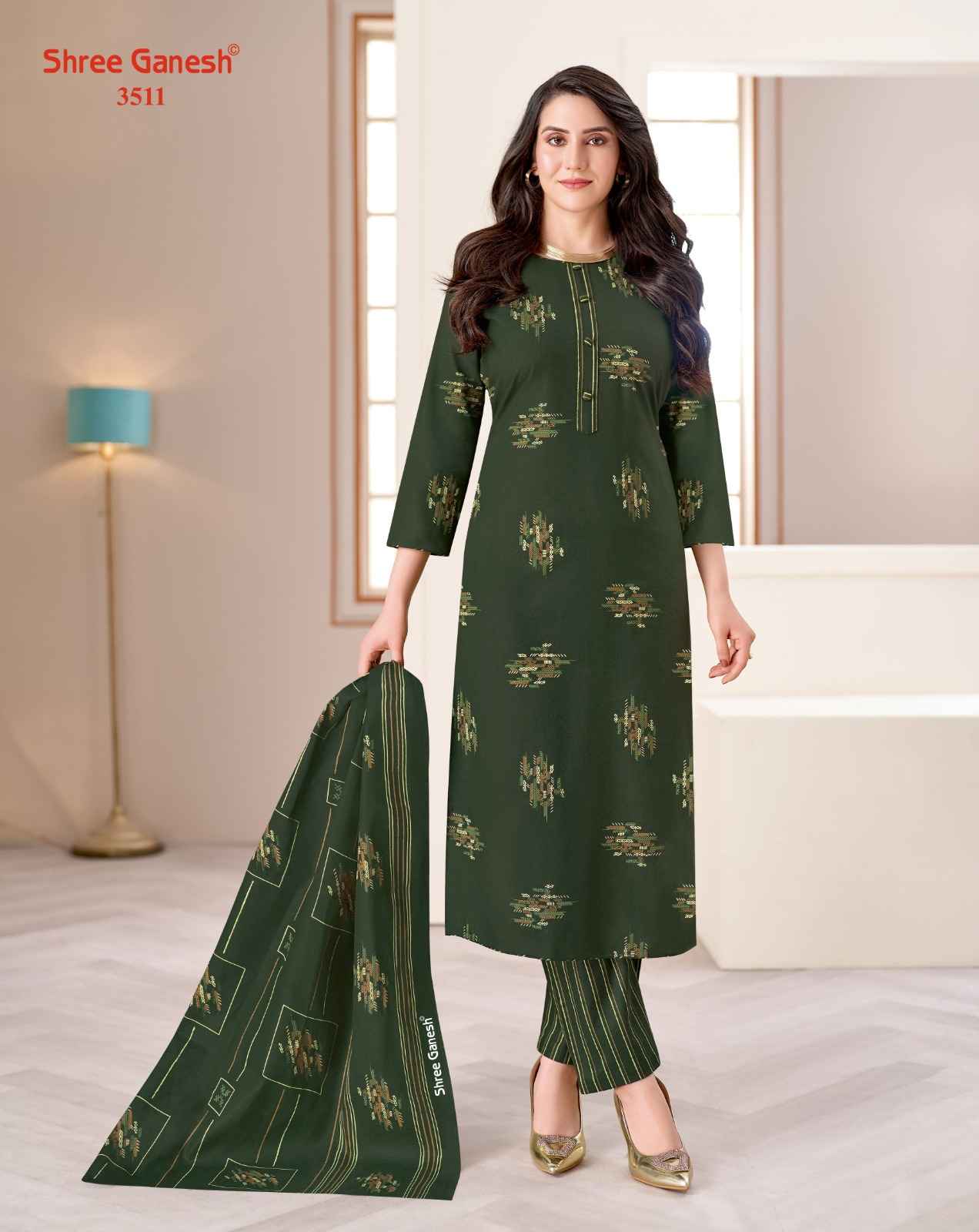 SHREE GANESH SAMAIRA VOL-25 PURE COTTON PRINTED DRESS MATERIAL 