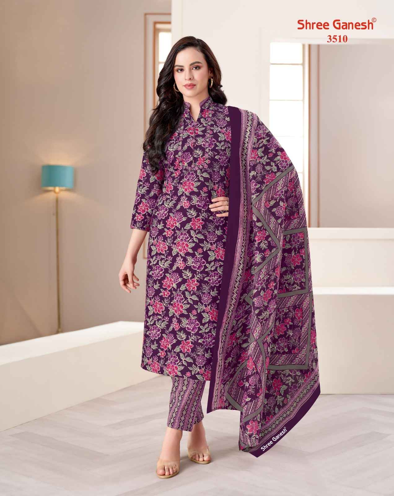 SHREE GANESH SAMAIRA VOL-25 PURE COTTON PRINTED DRESS MATERIAL 