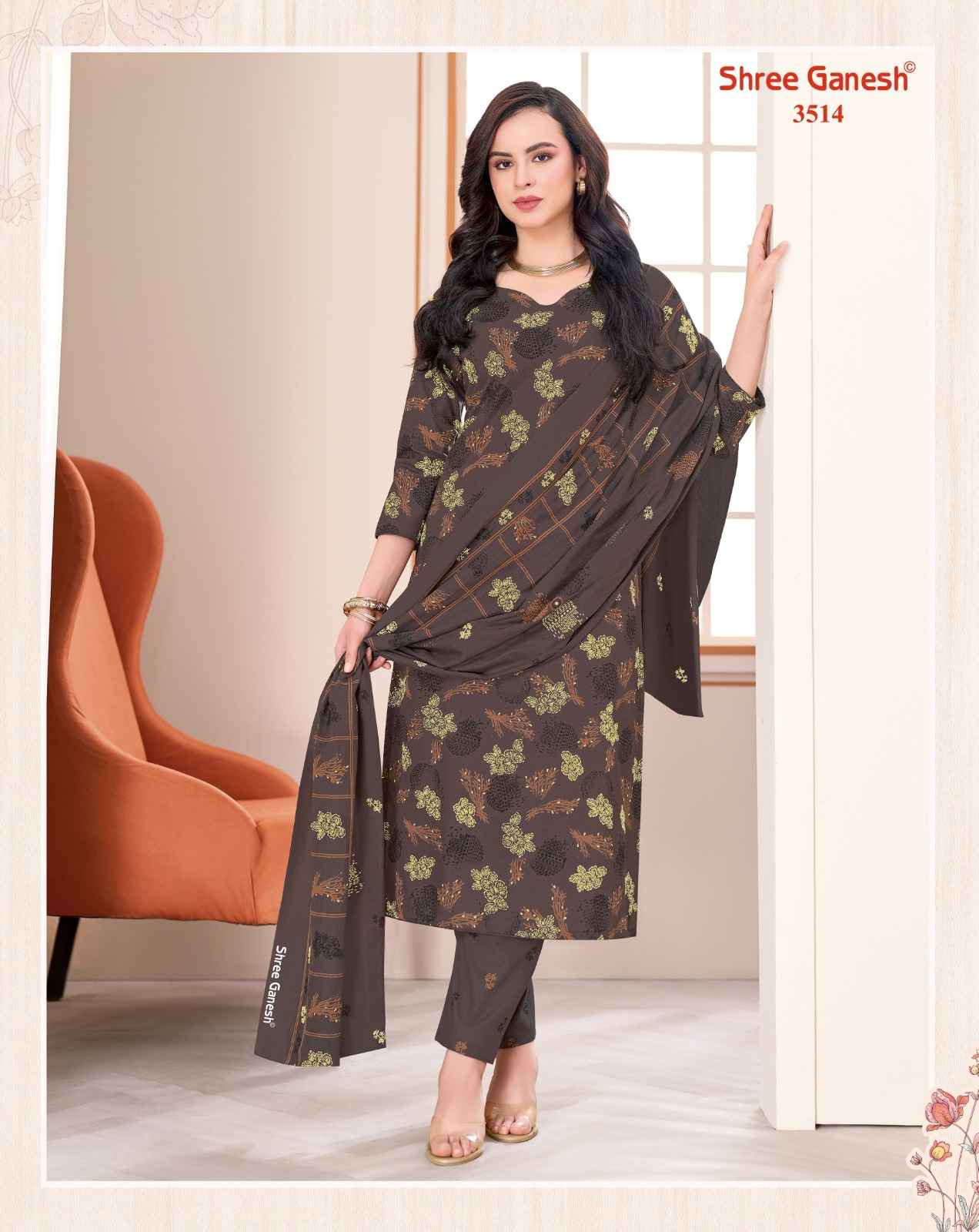 SHREE GANESH SAMAIRA VOL-25 PURE COTTON PRINTED DRESS MATERIAL 