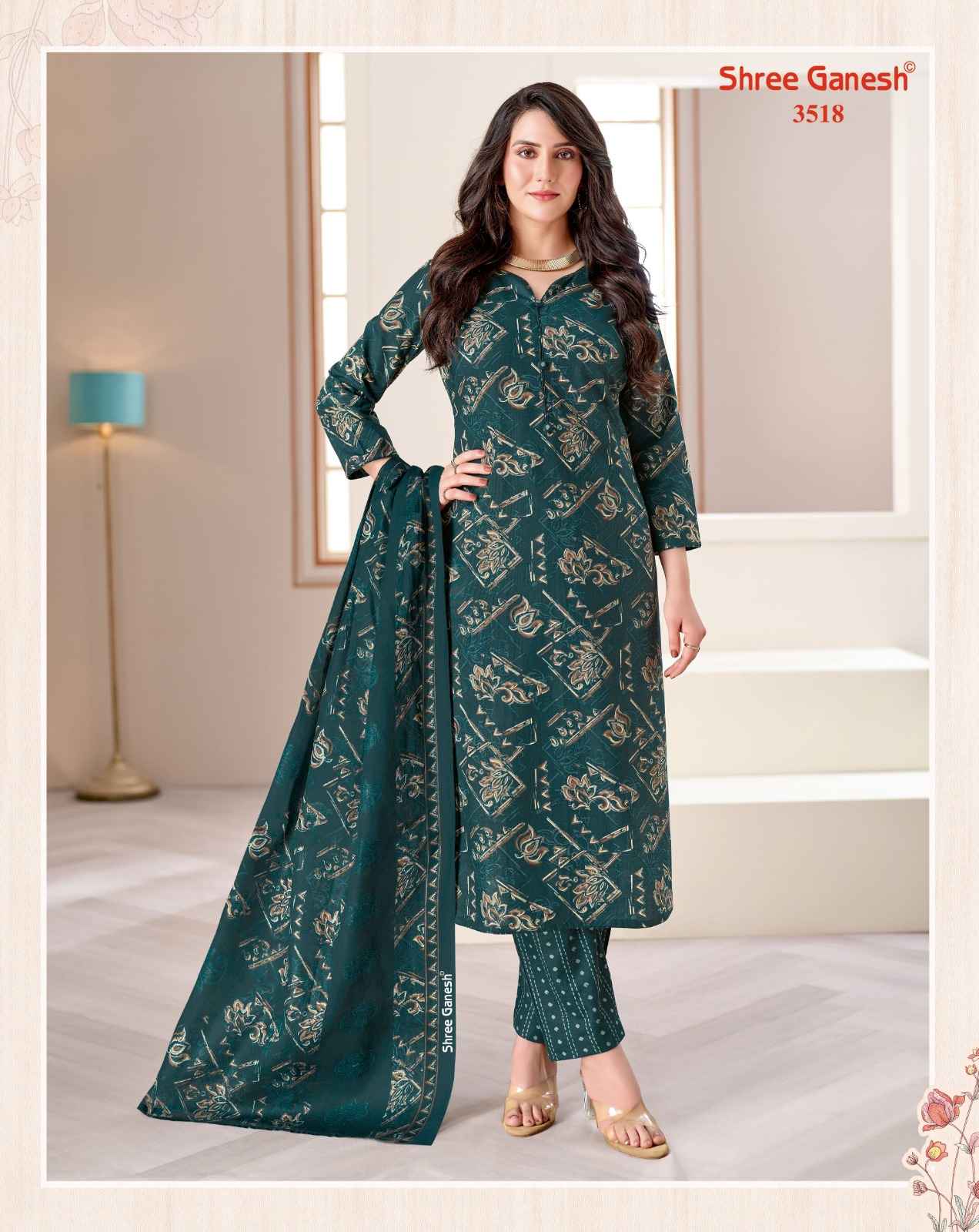 SHREE GANESH SAMAIRA VOL-25 PURE COTTON PRINTED DRESS MATERIAL 