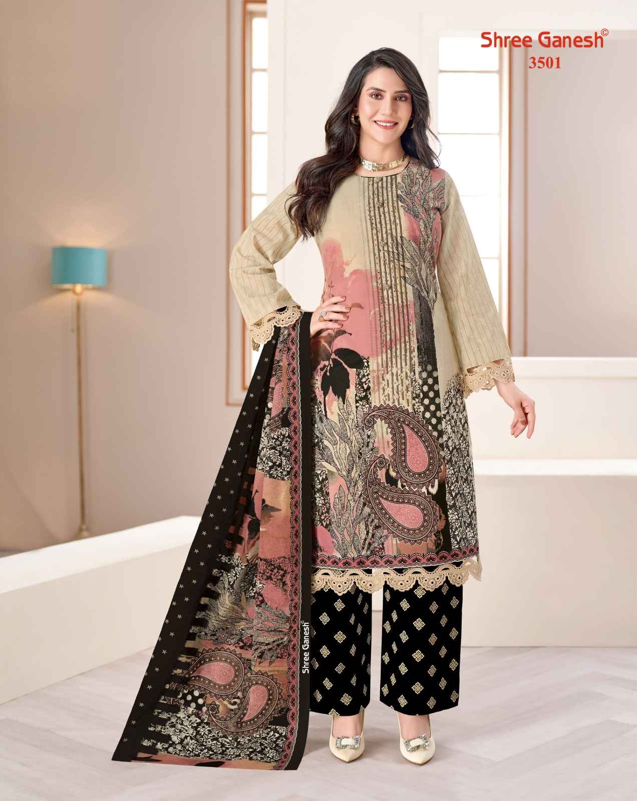 SHREE GANESH SAMAIRA VOL-25 PURE COTTON PRINTED DRESS MATERIAL 