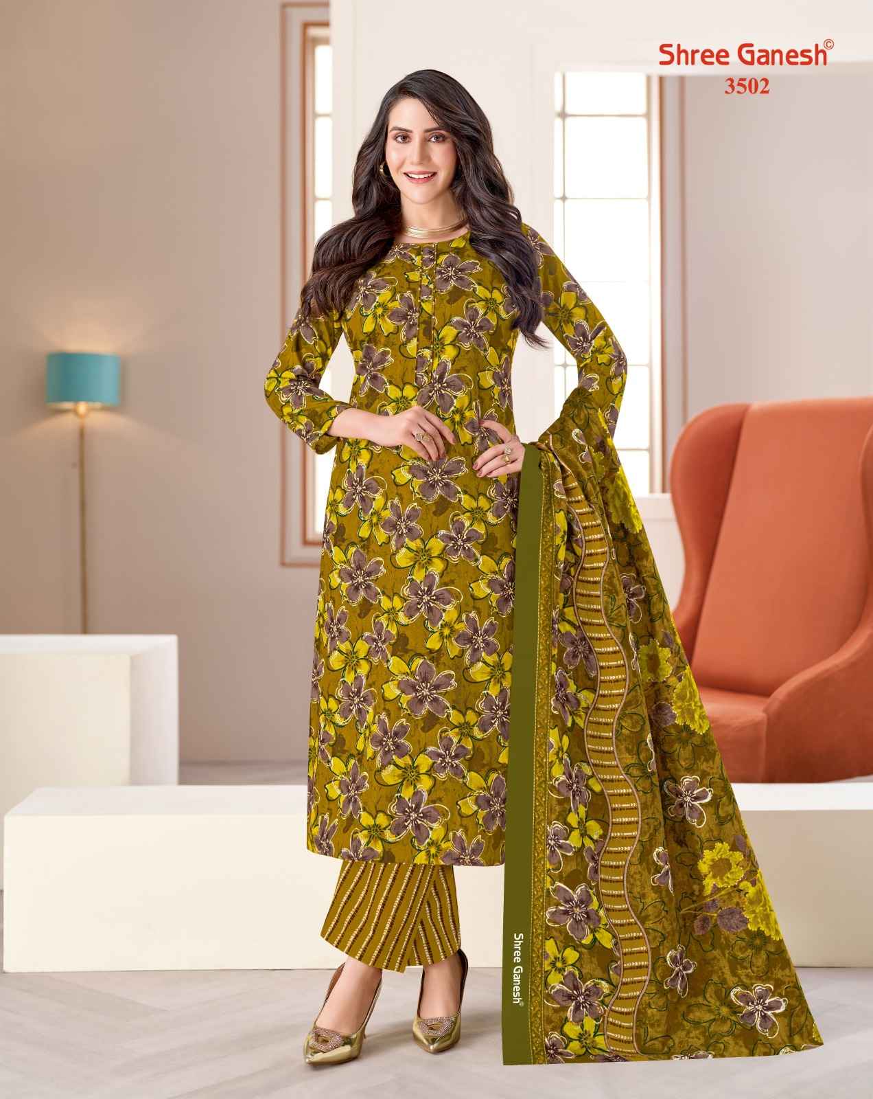 SHREE GANESH SAMAIRA VOL-25 PURE COTTON PRINTED DRESS MATERIAL 